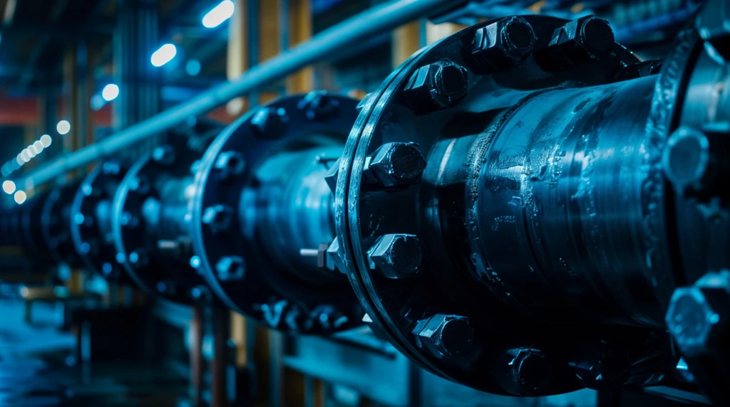 A image of a concrete sphere, balanced between two other larger spheres